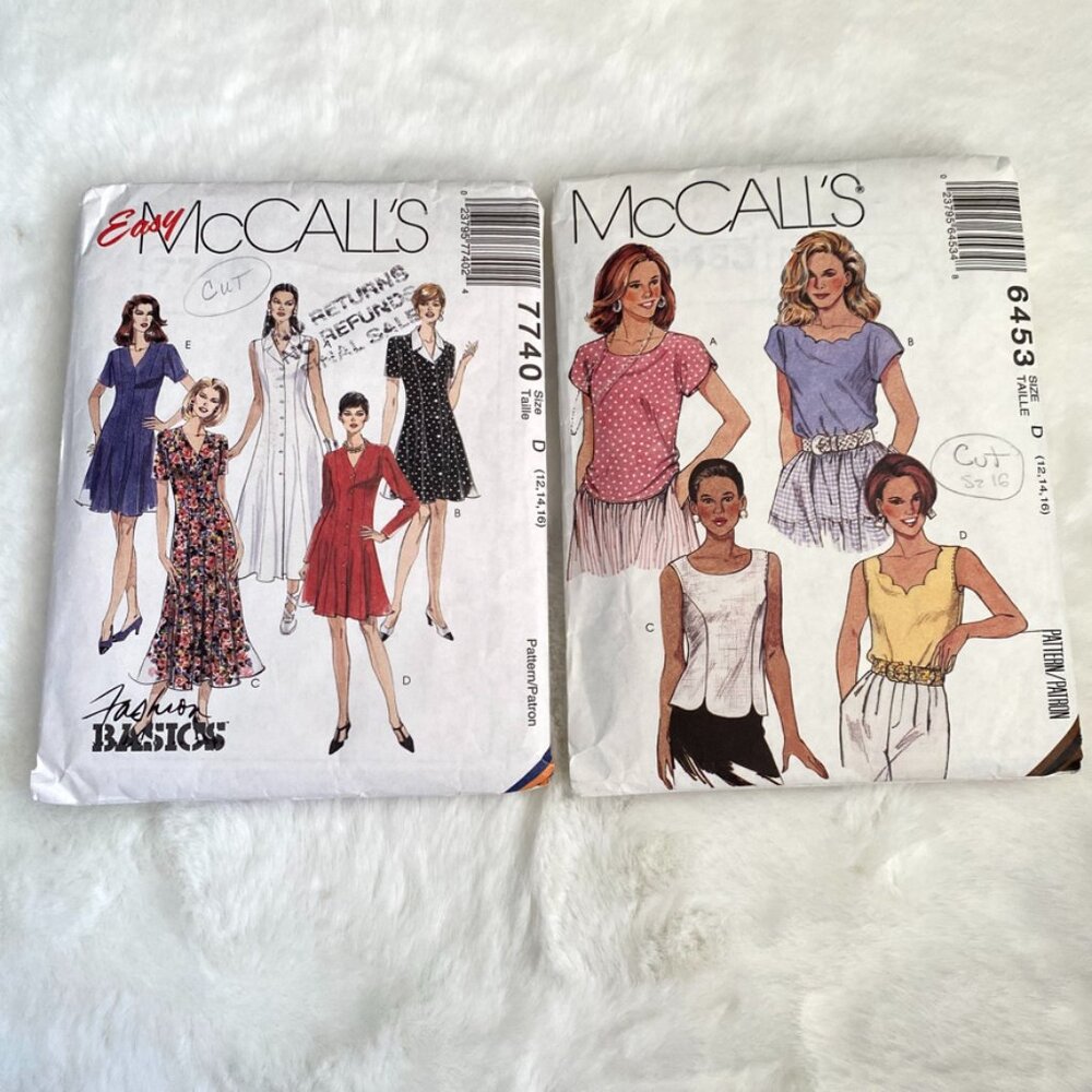 2 McCall's Sewing Patterns